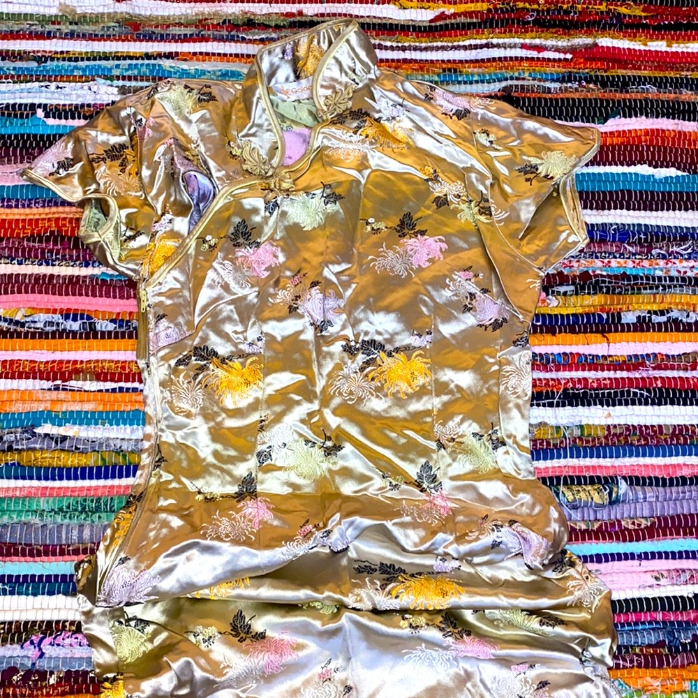 Satin Japanese Dress